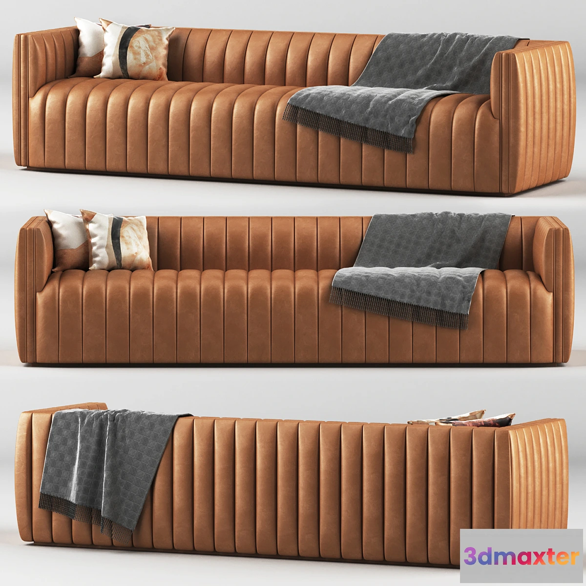 895550 - Cosima Leather Sofa 97 - No.2