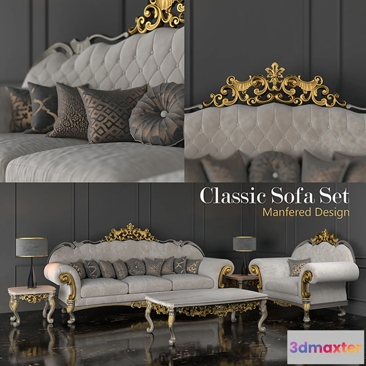 896012 - Classic Sofa Set - No.5