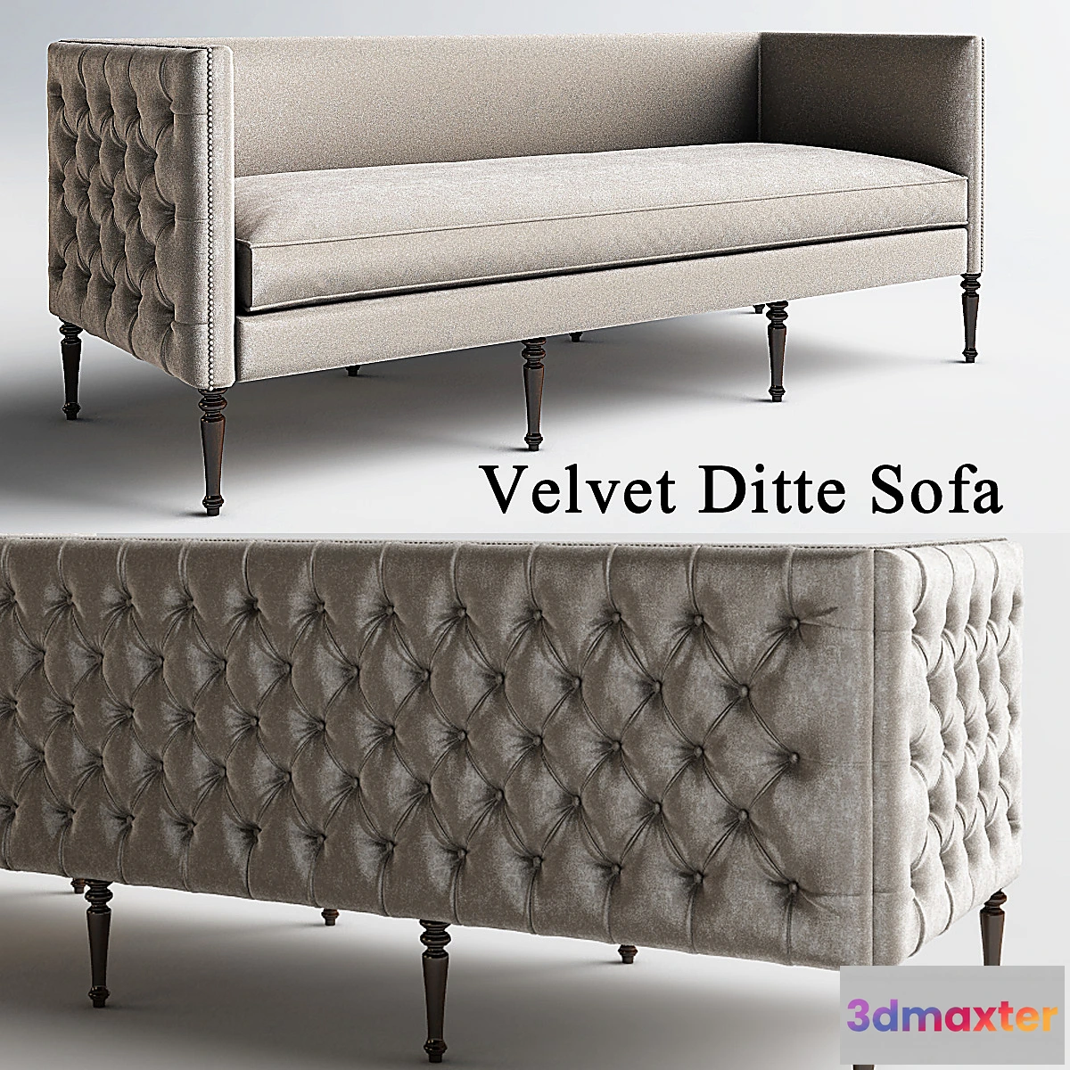896278 - Velvet Ditte Sofa_Emerald sofa - No.2
