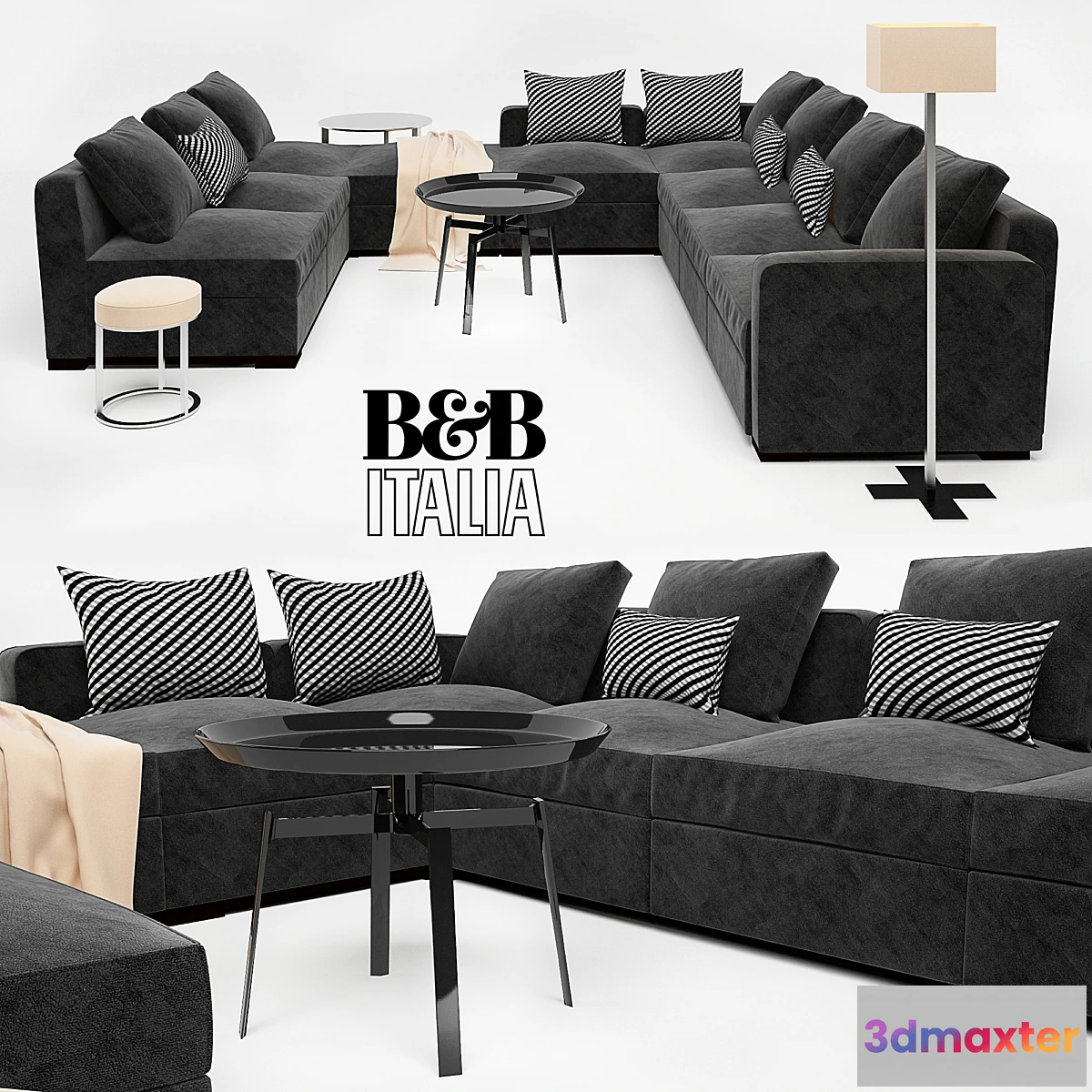 896346 - SOFA SOLATIUM - Collection BLACK-1 - No.2