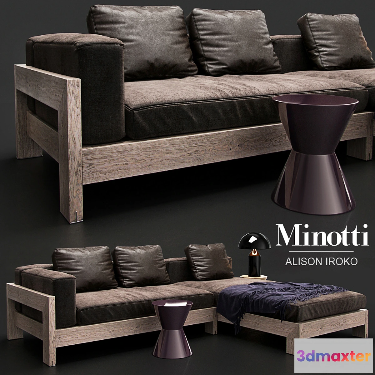 896392 - Sofa Minotti ALISON IROKO - No.4