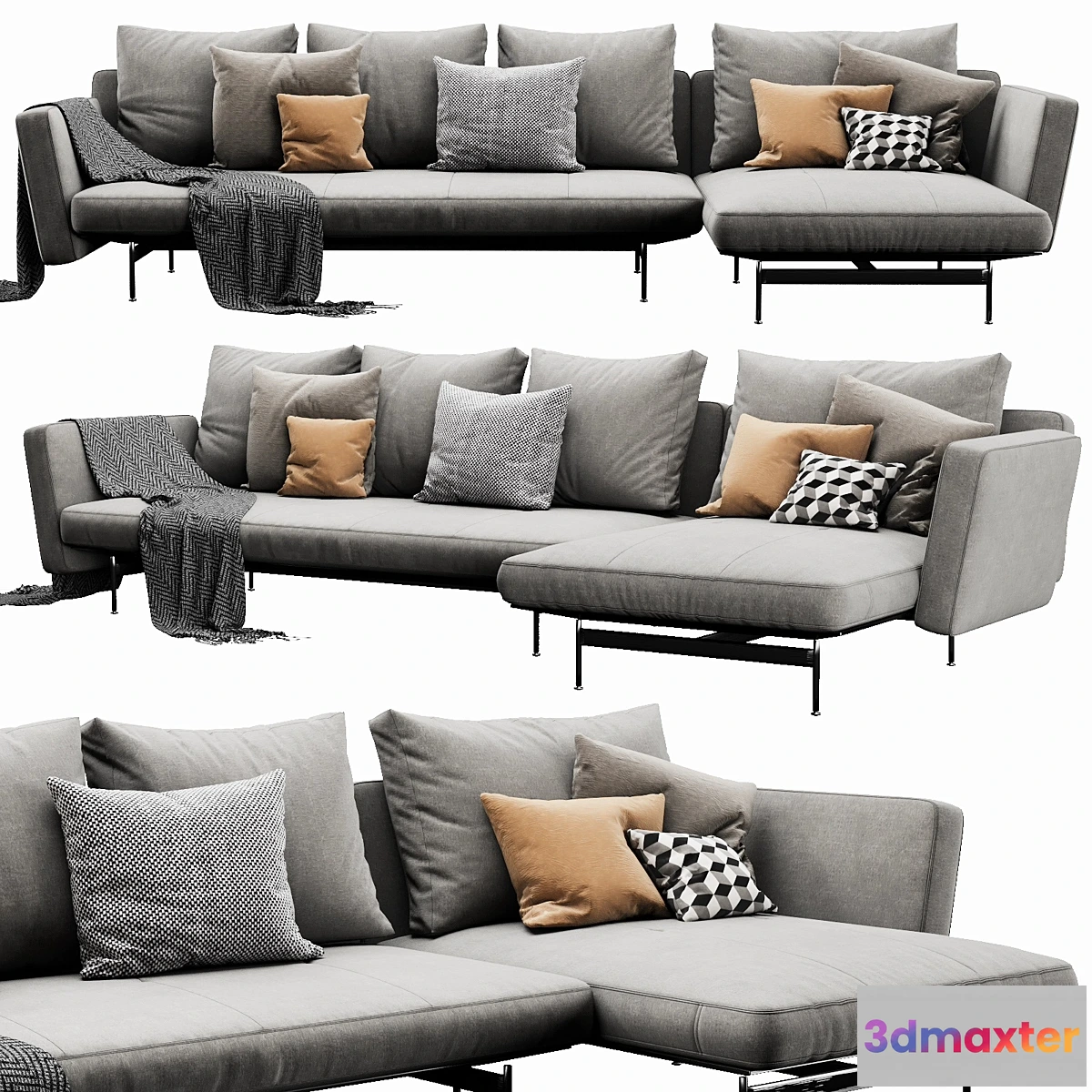 903676 - B&B Italia SAKE Chaise Lounge - No.2