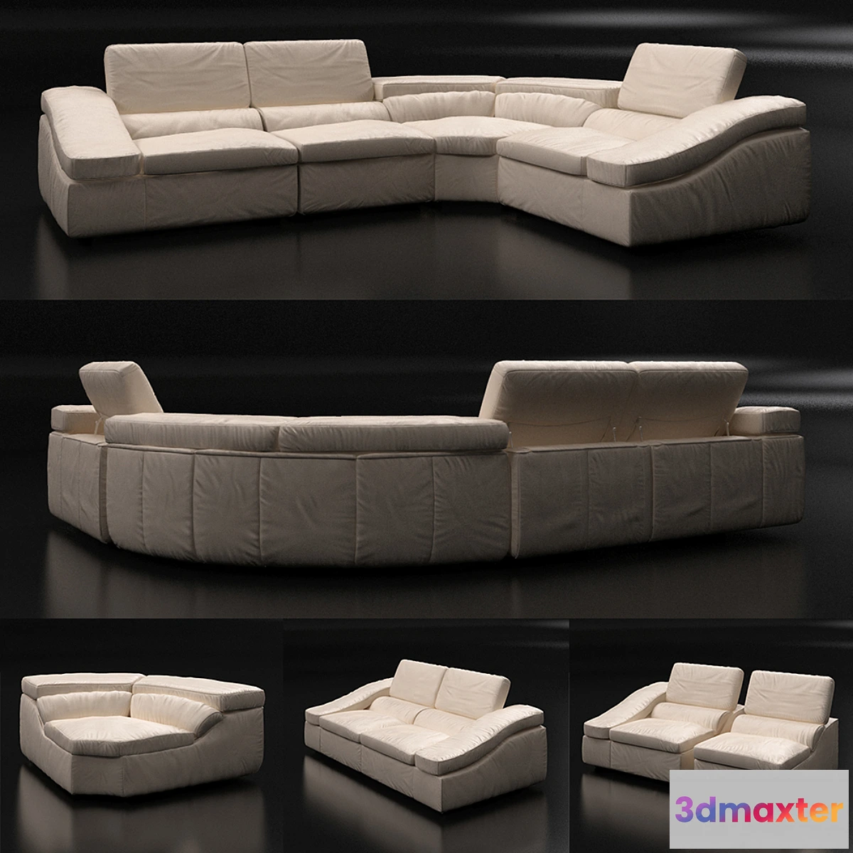 903816 - Sofa Natuzzi Wave - No.2