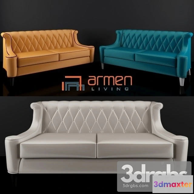 959860 - Amen Living Barister Sofa Leather