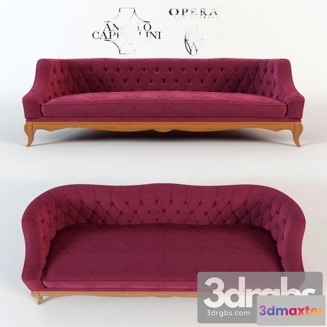 959910 - Angelo Cappellini Margherita Classic Sofa