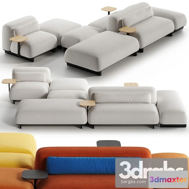 960014 - Arper Ralik Modular Sofa