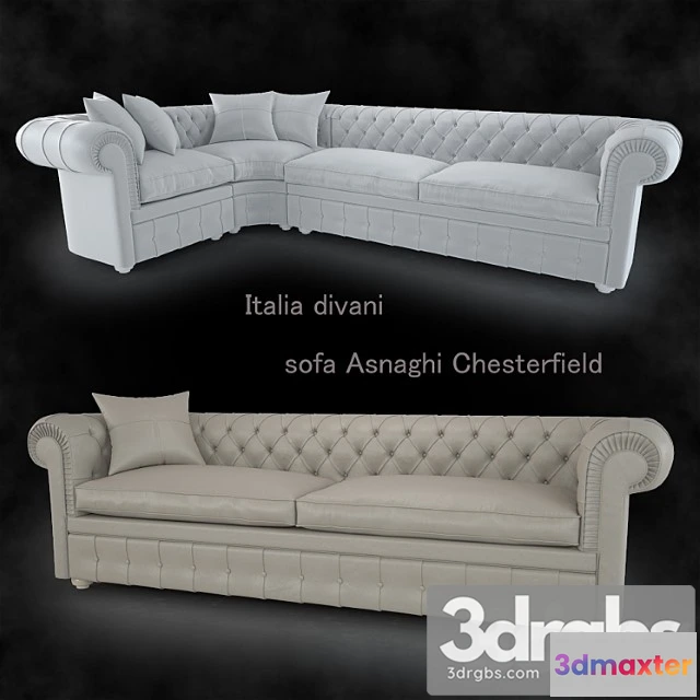 960054 - Asnaghi Chesterfield Sofa