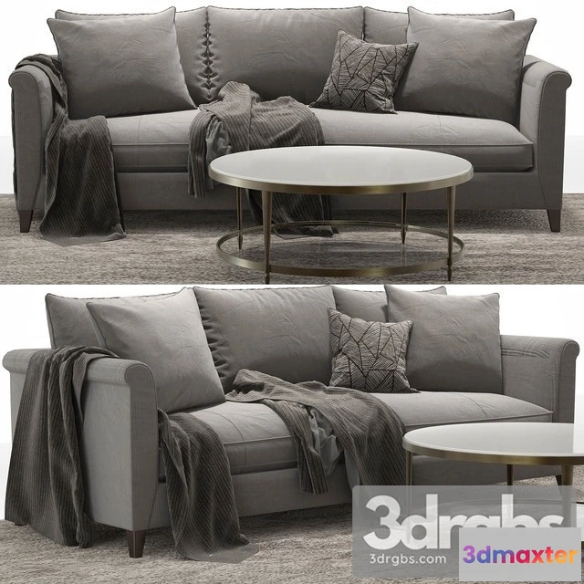960106 - Avondale Wood Leg Sofa