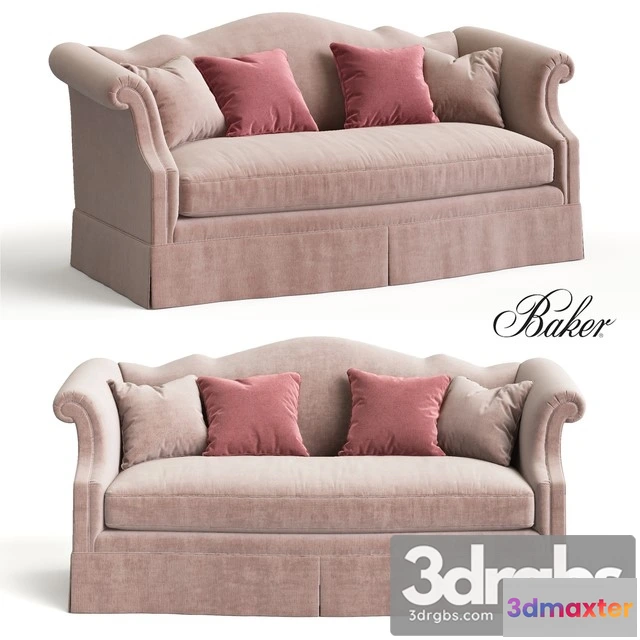 960196 - BAKER Camelback Sofa