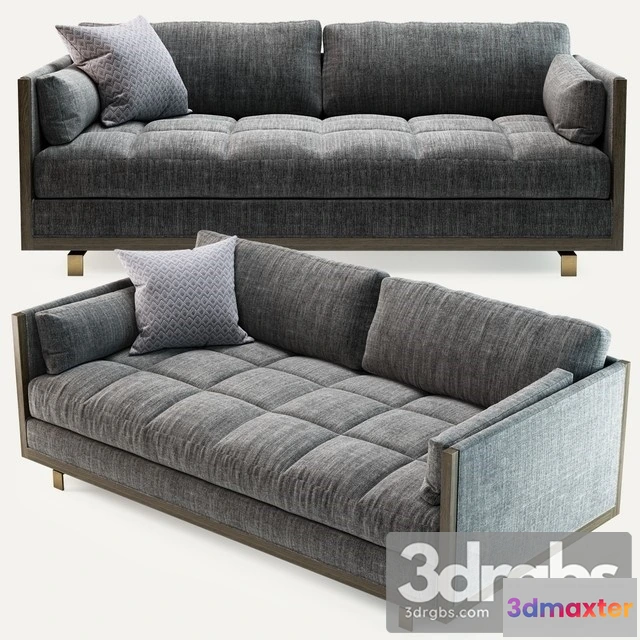960210 - Baker Framework Love Seat Sofa 01