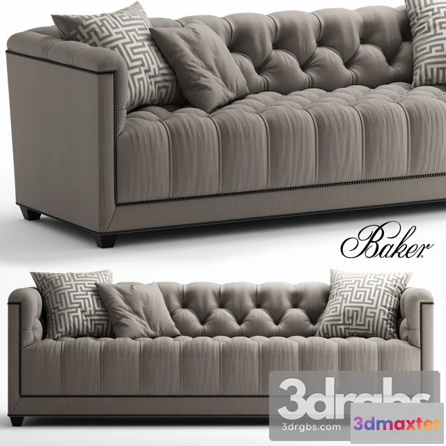 960226 - Baker Paris Love Seat Sofa 02
