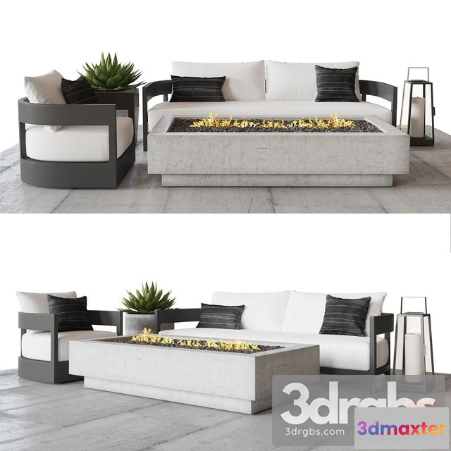 960240 - Balmain Aluminum Chaise