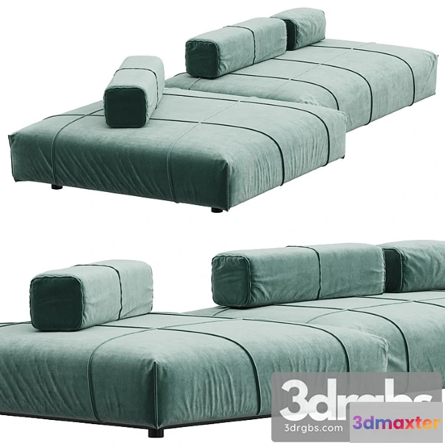 960328 - Baxter Panama Bold Sofa N2 Composition