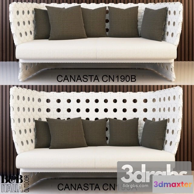 960370 - BB Italia Canasta  Sofa