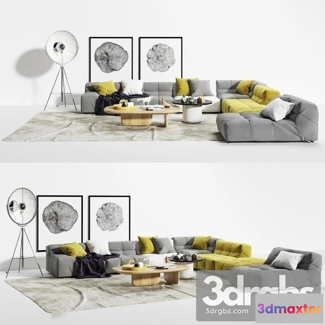 960422 - BB Italia Tufty Puffy Sofa