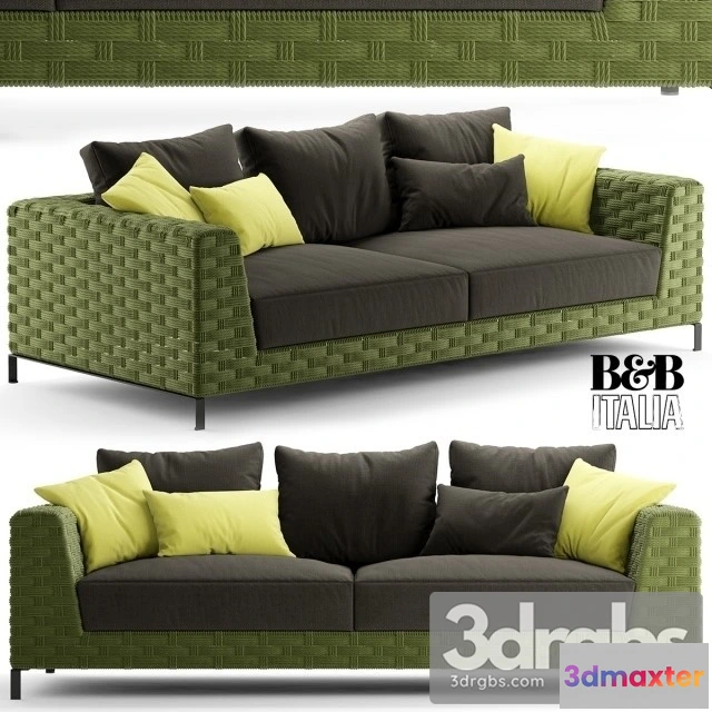 960460 - Bebitalia Ray Outdoor Natural Sofa