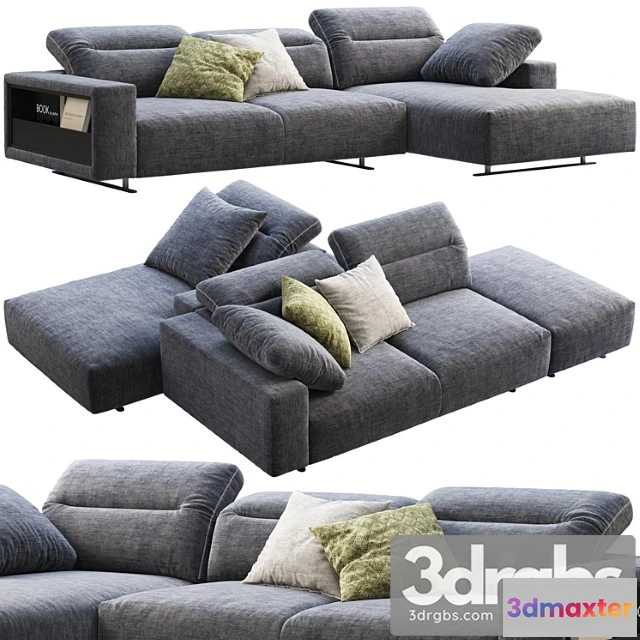 960688 - Boconcept hampton chaise lounge fabric sofas (2 options) 2