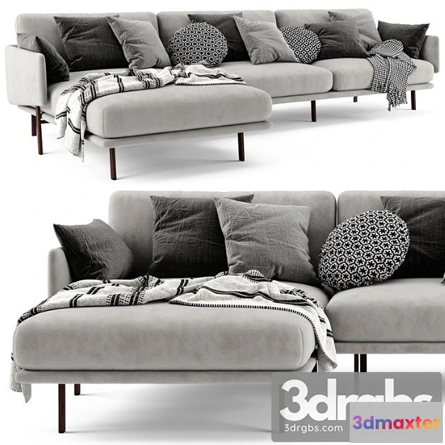 960816 - Bonaldo Structure Chaise Longue Sofa