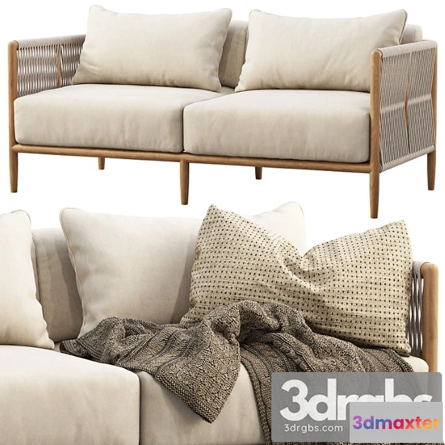 960918 - Brown jordan maldives loveseat sofa 2