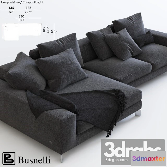 960960 - Busnelli Sofa 01