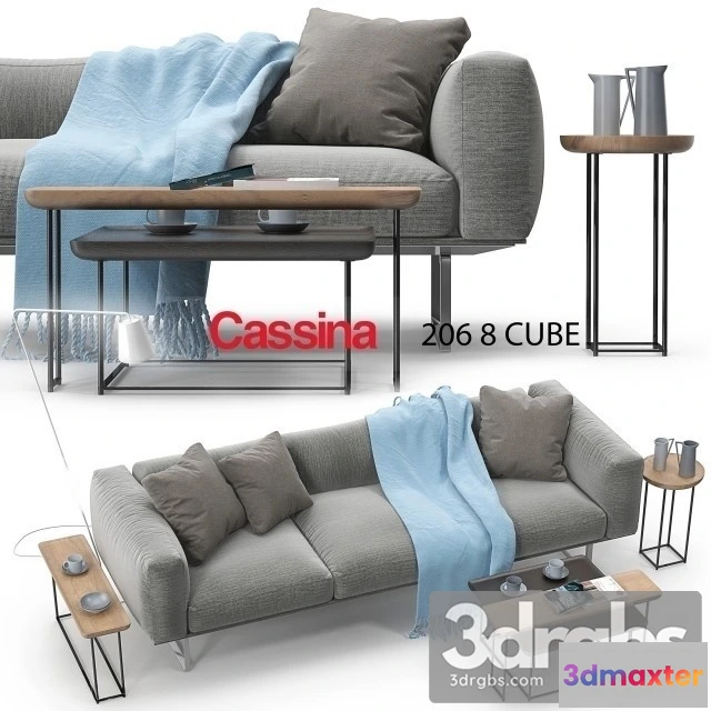 961162 - Cassina 206 Sofa 01