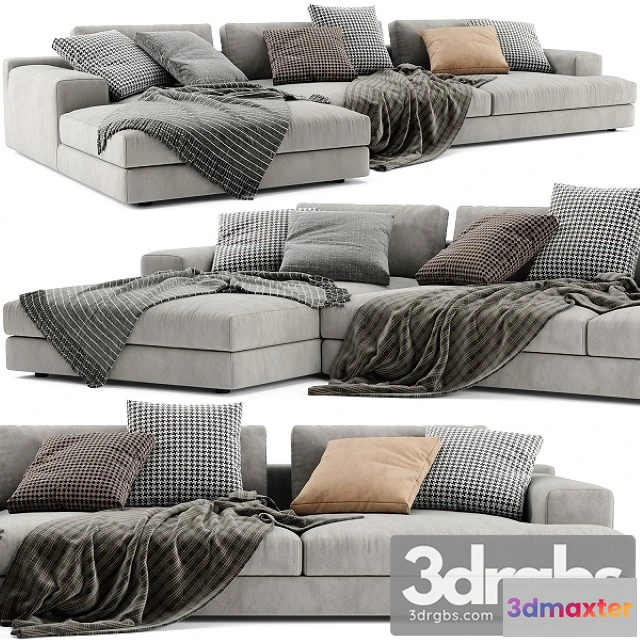 961184 - Cassina Miloe Chaise Longue Sofa