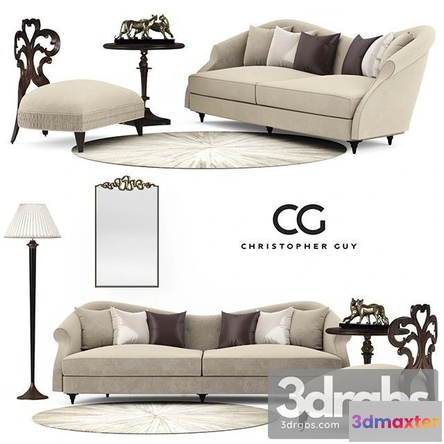 961334 - Christopher Guy Sofa Cezanne