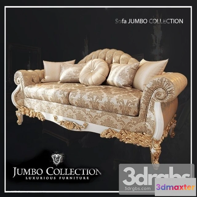 961362 - Classic Luxury Jumbo Sofa