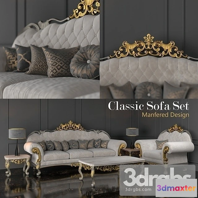 961366 - Classic Sofa Set