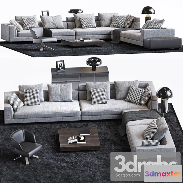 961430 - Connery Fabric Moderm Sofa