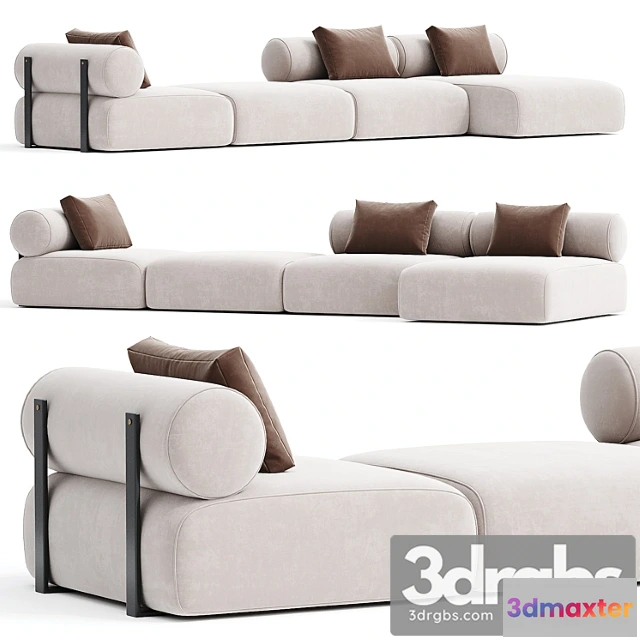 961438 - Contemporary Modular System Black Steel