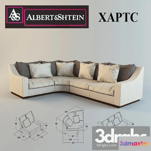961492 - Corner Sofa Hearts Albert Stein