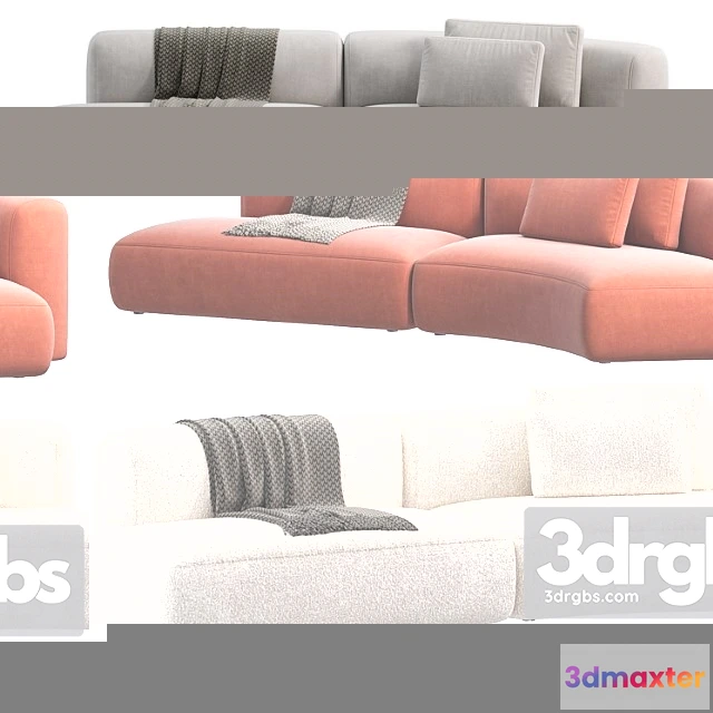 961572 - Cozy curve sofa by mdf italia 2