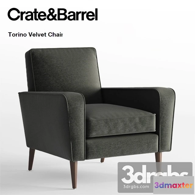 961588 - Crate And Barrel Torino Velvet Chair