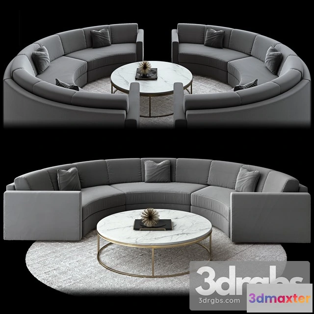 961640 - Curve Sofa Coffe Table