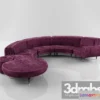 961642 - Curved Halley Sofa 01