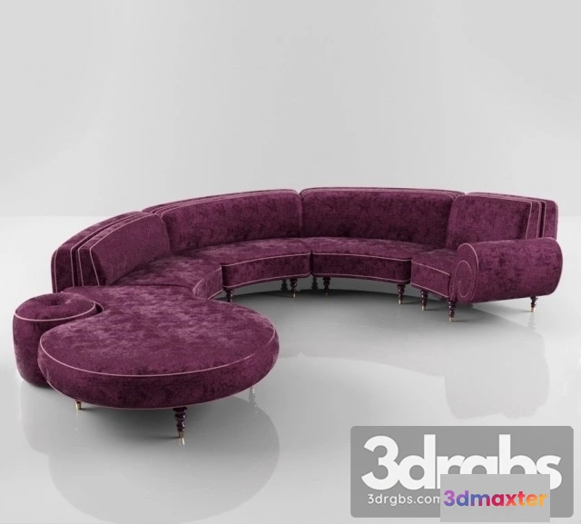 961642 - Curved Halley Sofa 01
