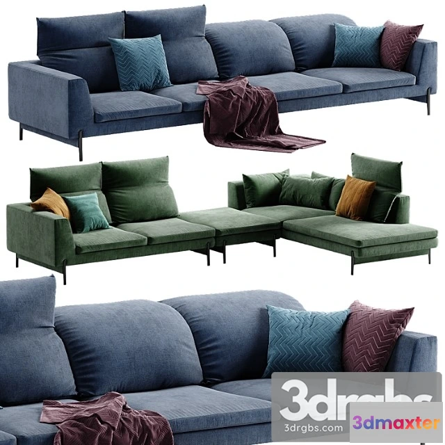 961850 - Ditre italia kim high sectional sofa 2