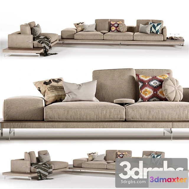 961994 - Dock High Version Sofa 03 B&B Italia