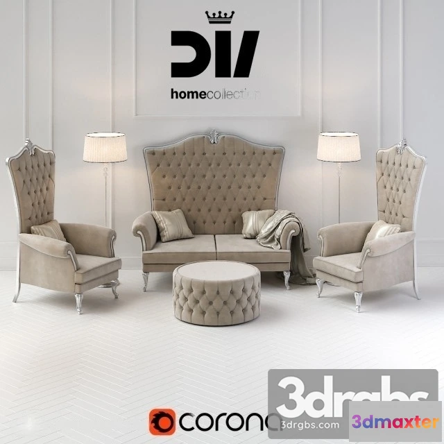 962072 - Dvkresla Sofa