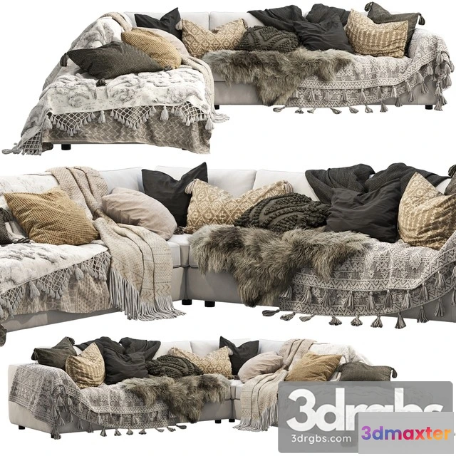 962256 - EQ3 Cello 3 Piece Sectional Sofa