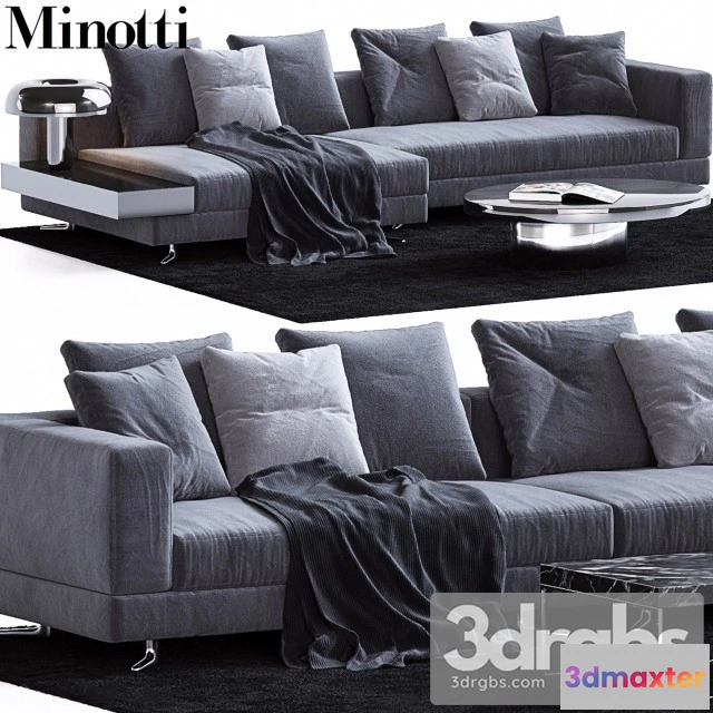 962346 - Fabric Minotti Tables Sofa