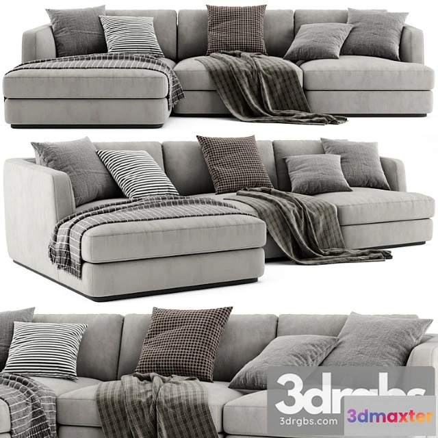 962466 - Flexform Barret Chaise Longue Sofa 2