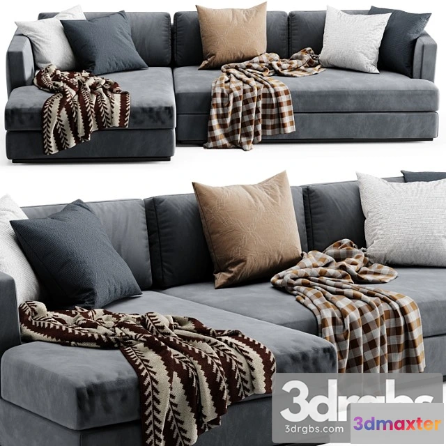 962468 - Flexform Barret Chaise Longue Sofa