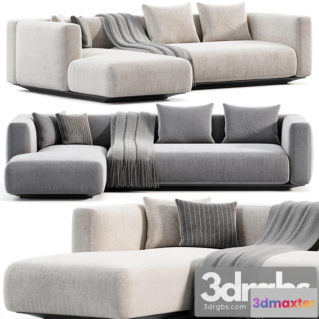 962514 - Flexform Grandemare Chaise Longue Sofa 11