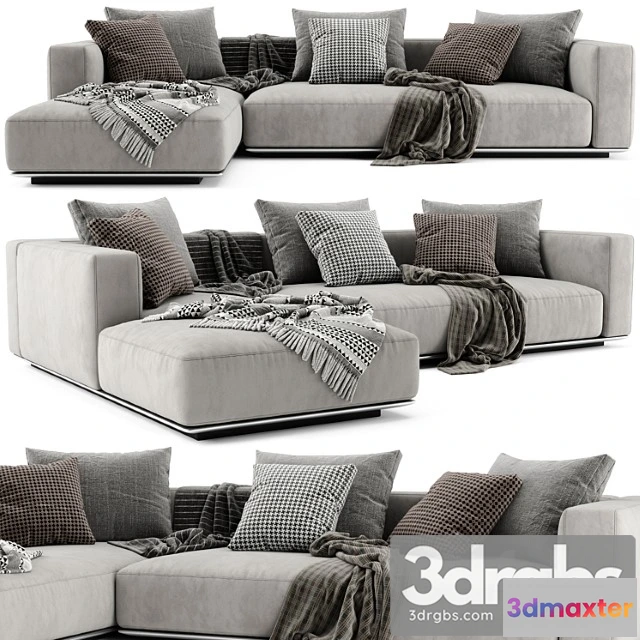 962516 - Flexform Grandemare Chaise Longue Sofa