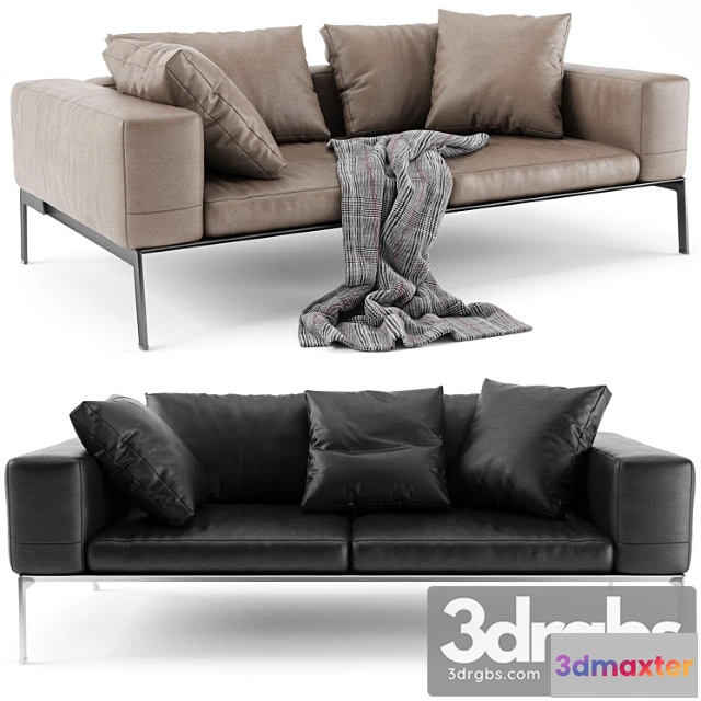 962556 - Flexform lifesteel 2 seater 2