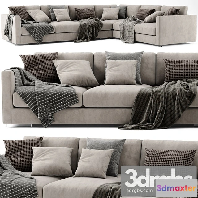 962570 - Flexform Magnum L Shaped Sofa