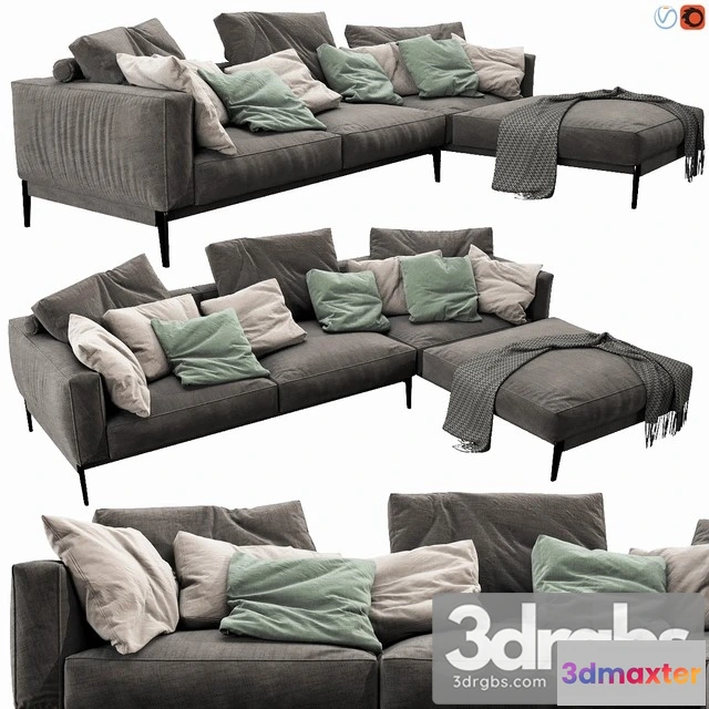 962586 - Flexform Romeo Chaise Lounge