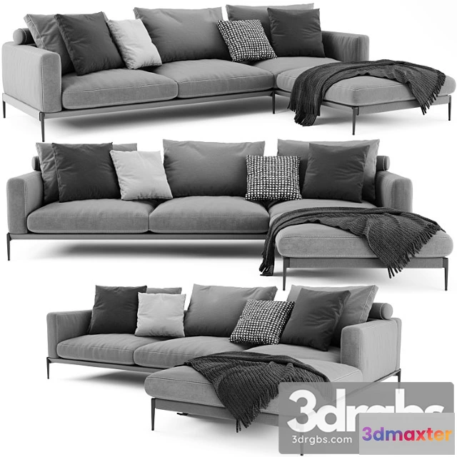 962592 - Flexform romeo sectional sofa 2